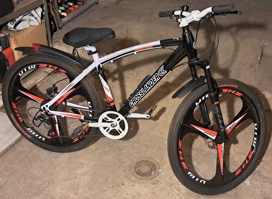 Велосипед Crosslander Cross Elegance 26″ Лети Капли, Вилка RST GILA!