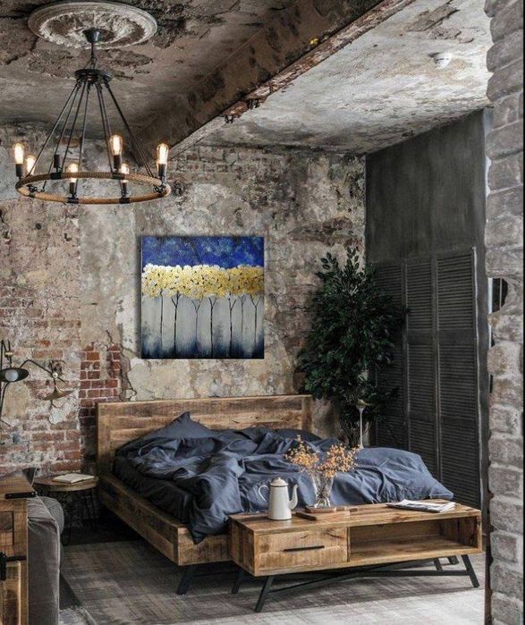 Интерьерная картина Золотой лес