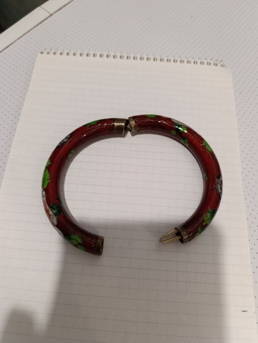 Винтажный браслет. Клуазоне.