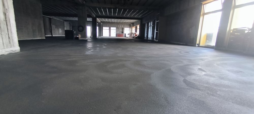 Turnare sapa mecanizata si finisare elicopterizata