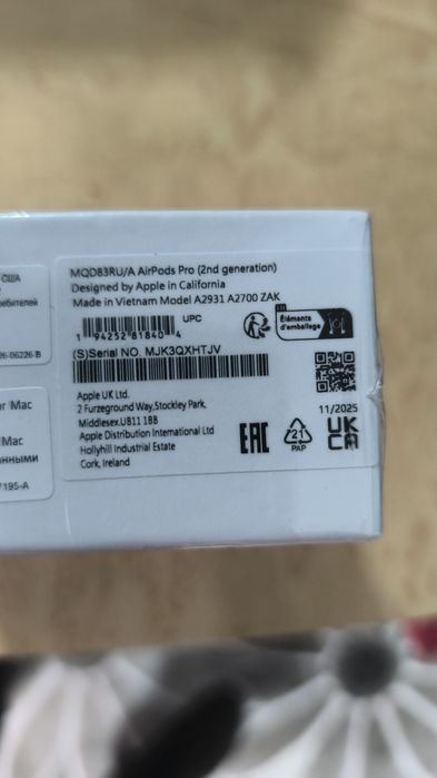 Airpods pro новый