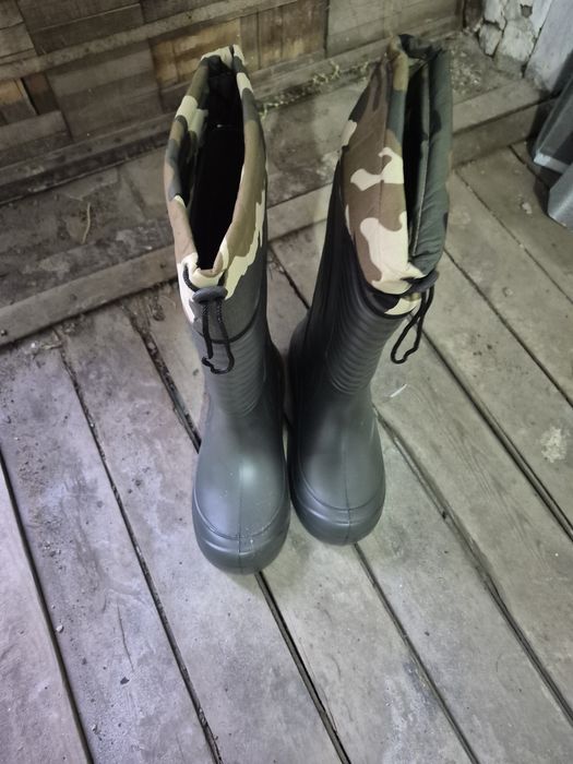 Зимний рыбалки сапоги