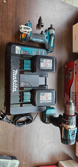 Makita 18v masina de găurit unghiulara incarcator dublu