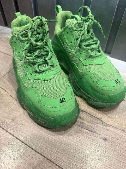 Balenciaga triple s 40 - green