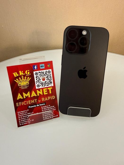 Iphone 16 Pro 128gb 100% Amanet BKG