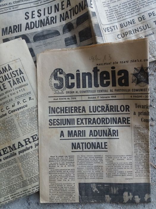 ziare vechi scanteia