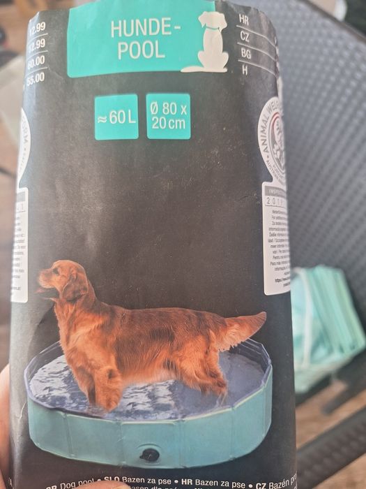 Ново!!!Сгъваем басейн за кучета, басейн за кучета, детски басейн, бас