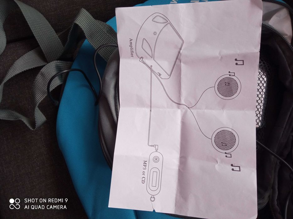 Термо раница с вградено радио и  тонколони