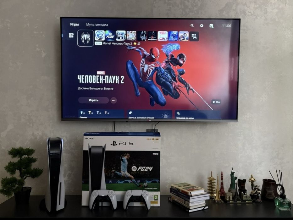 PS5. 100 игр. 2 джойстика. Коробка. PlayStation 5. Пс5. Плейстейшен 5
