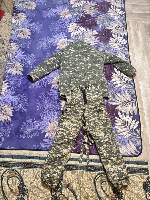 Зимный бушлак военный