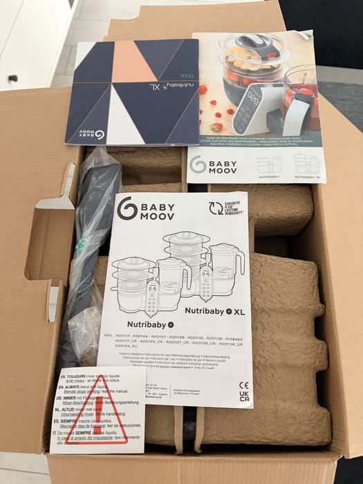 Robot multifunctional 5 in 1 Nutribaby (+) XL - garantie pe viata