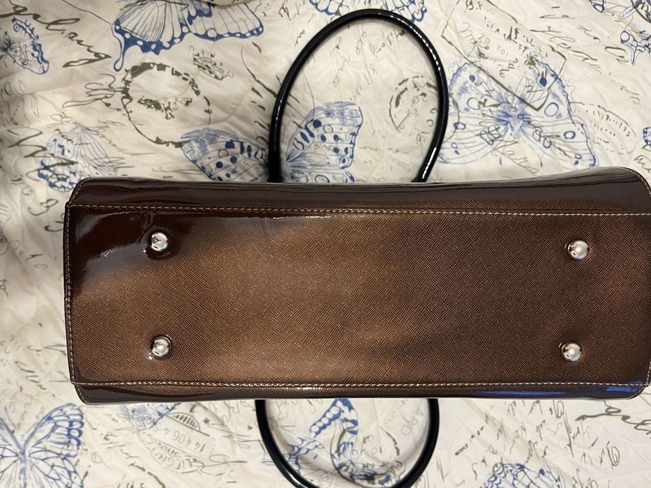 Geanta Epica caramizie din lac