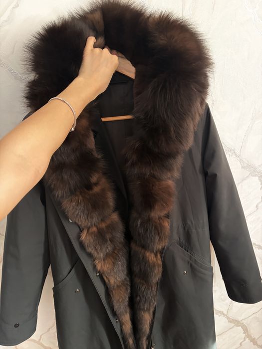 Парка из натурального меха