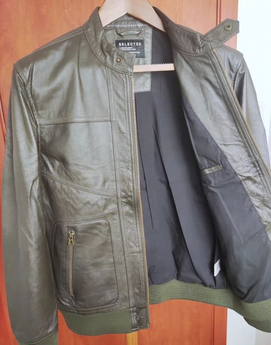 Кожаная куртка SELECTED