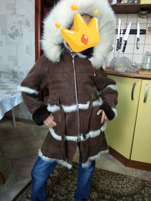 Срочно продам дублёнку детскую