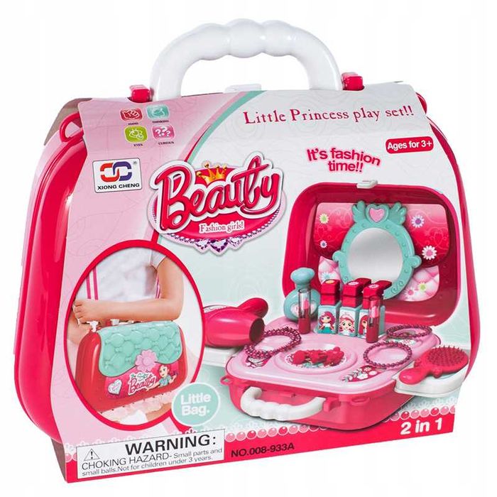 Jucarie geanta cosmetica pentru fetite