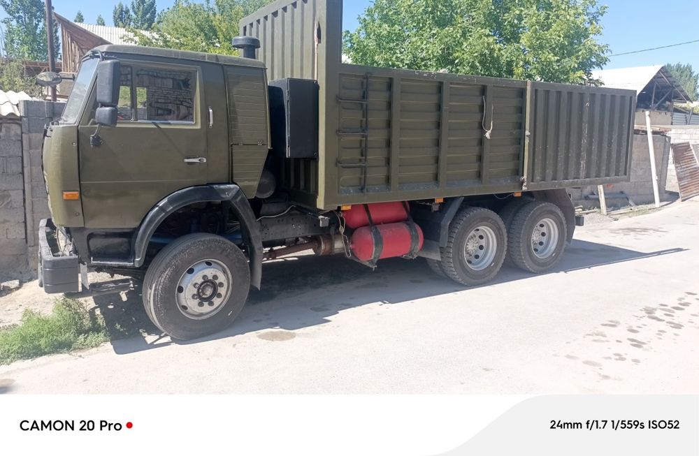 Камаз самасвал газ дакименти жойида йили 1989 йана келид