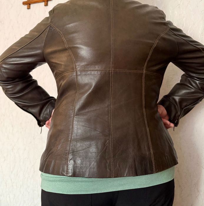 Дамско кожено яке - 2xl