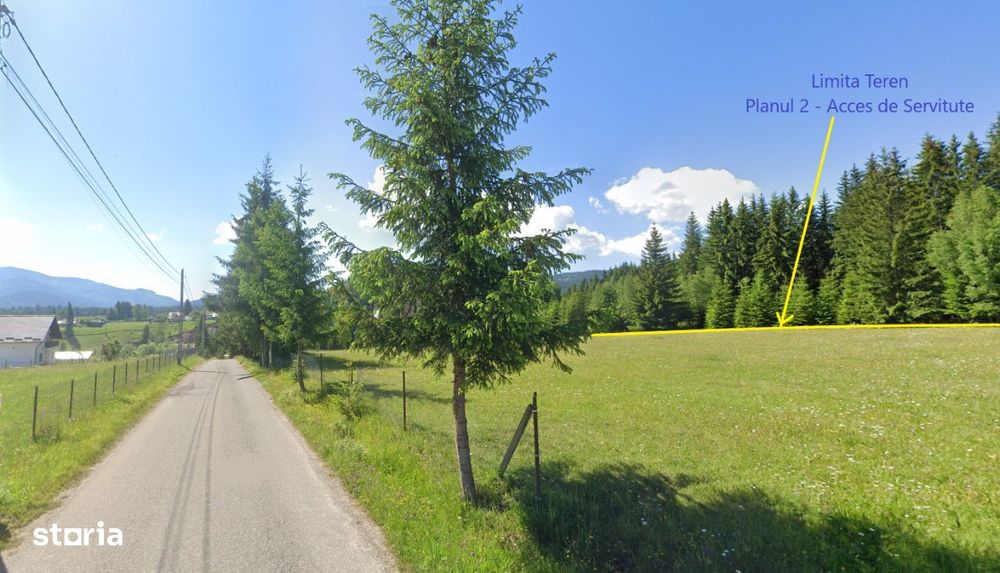 Neagra Sarului - Saru Dornei, Teren S = 6450 mp; 13 km de Vatra Dornei