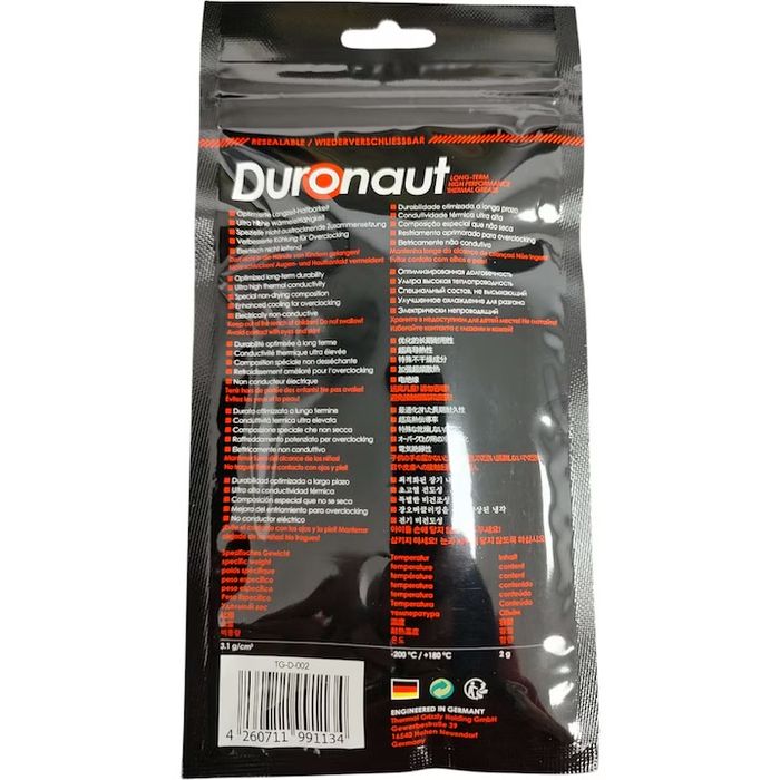 Термопроводима паста Thermal Grizzly DuraNaut, 2 g