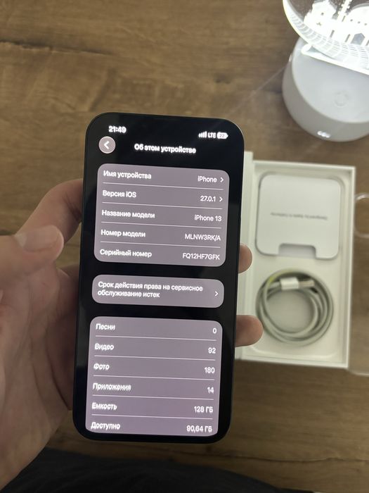 iPhone 13 midnight 128gb
