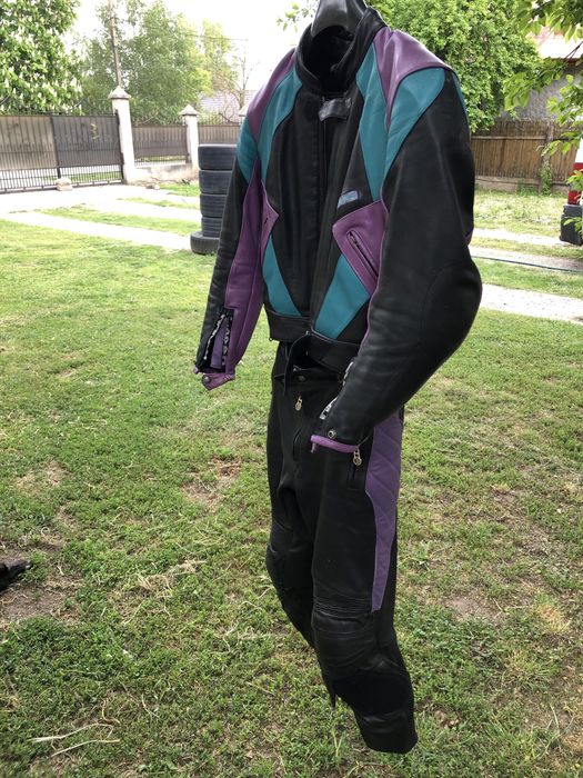Costum moto piele Harro 2 bucati