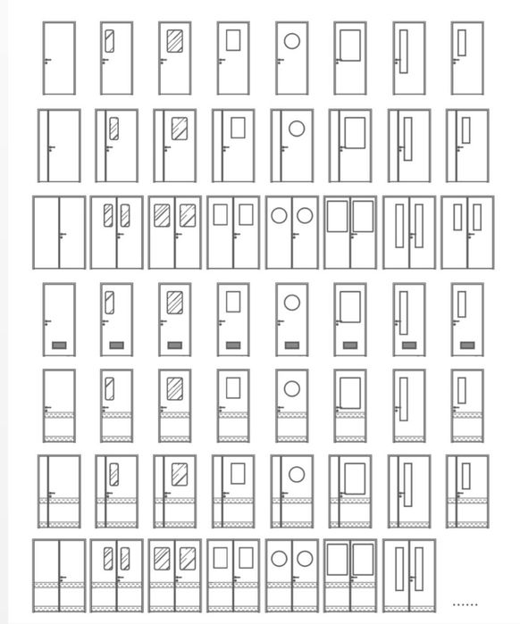 Двери межкомнатные и медицинские от производителя