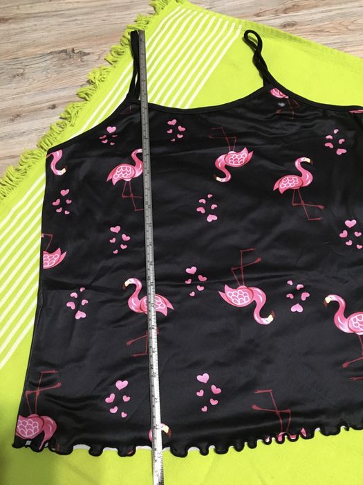 Pijama cu imprime flamingo