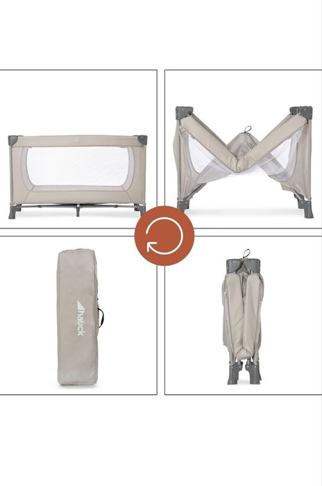 Pătuț de călătorie Hauck Dream’n Play – Bej