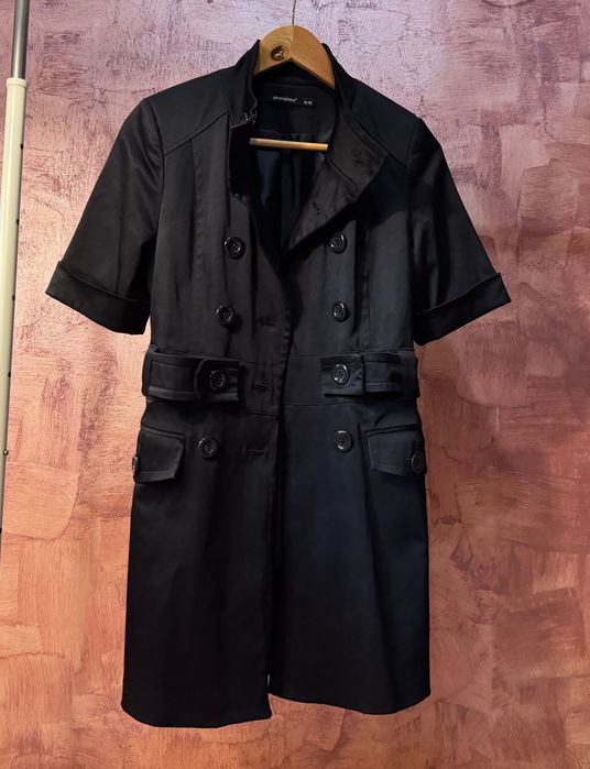 Trench de primăvară, bleumarin, elegant, Atmosphere, 38