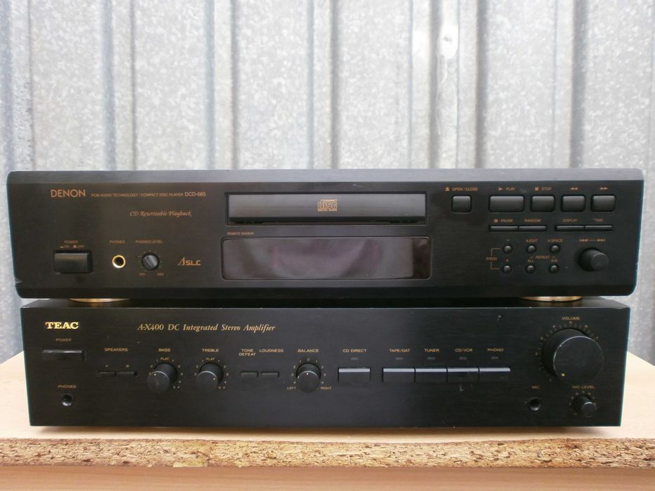 amplificator teac plus cd onkyo dx 7110