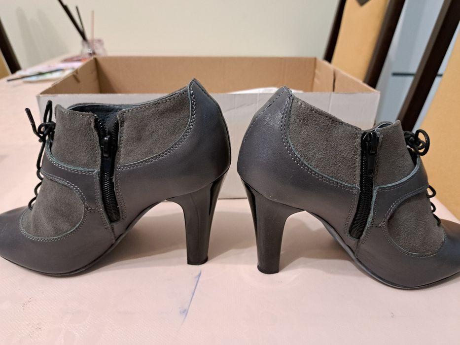 Botine din piele pentru doamne