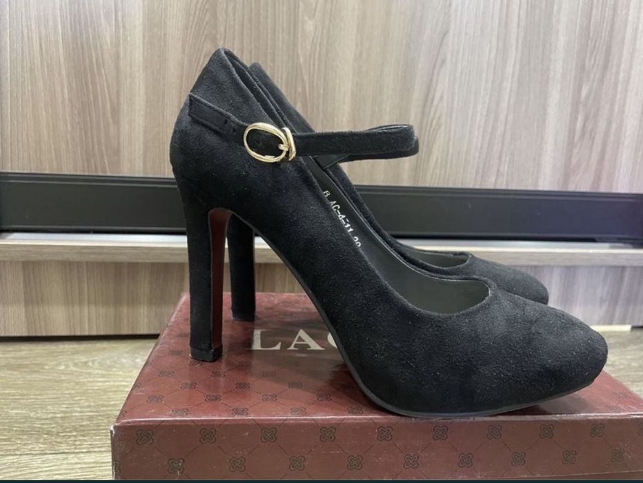 Туфли замша, р.37,5-38