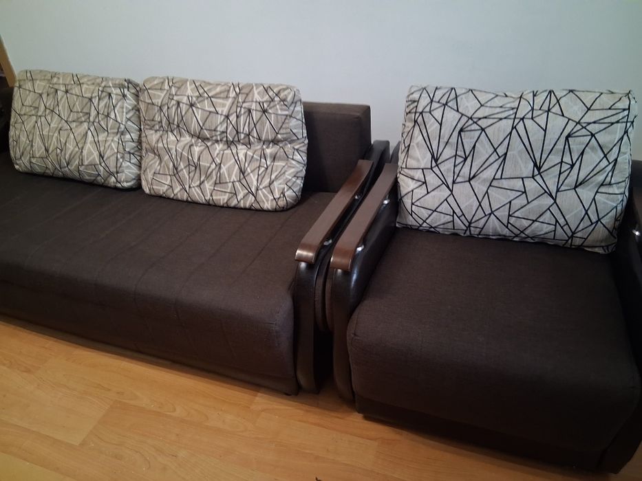Canapea extensibila+fotoliu extensibil
