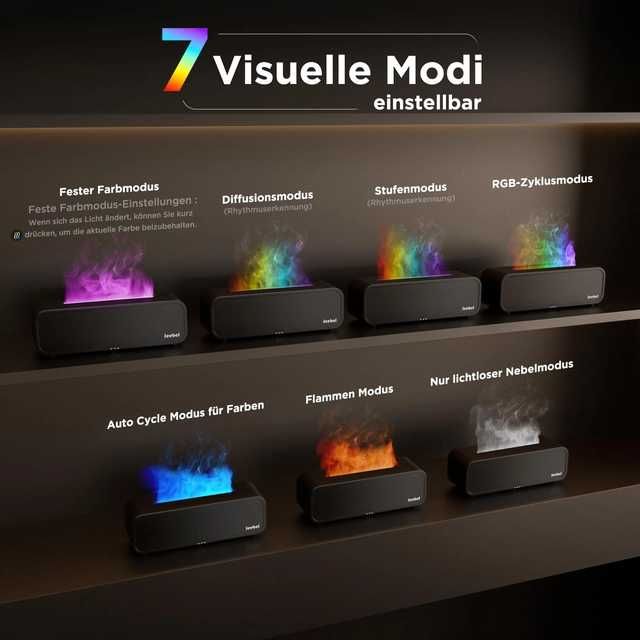 Difuzor de aromă Jeebel pentru uleiuri esențiale