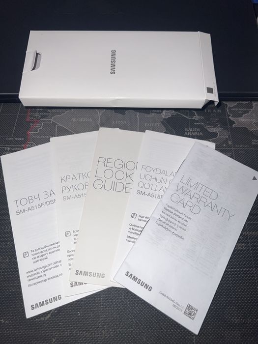 Samsung A51 original zaryadka + quti + dokument