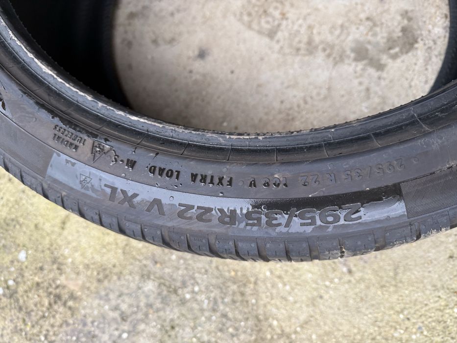 295/35/22”Set 2 buc CONTINENTAL dot 2024.anv M+S Iarnă.impecabile.