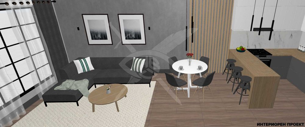 Продава се Двустаен апартамент в София, Младост 3 - 69 кв.м за 1524 €/кв.м - Снимка #1