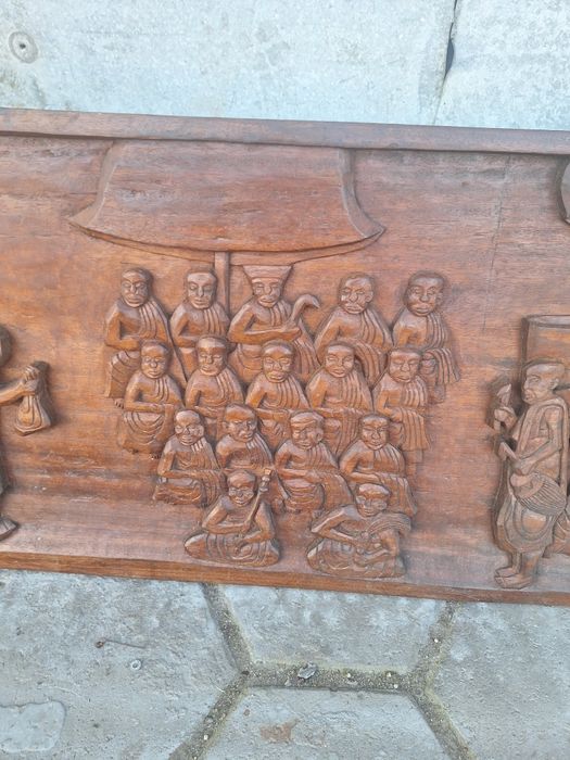 Стара Картина Дърворезба