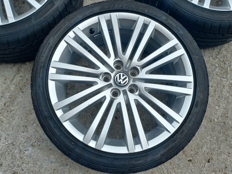 17.5x100 Vw Montani Оригинални Seat Škoda Audi 7j et46 Гуми 215 40 17