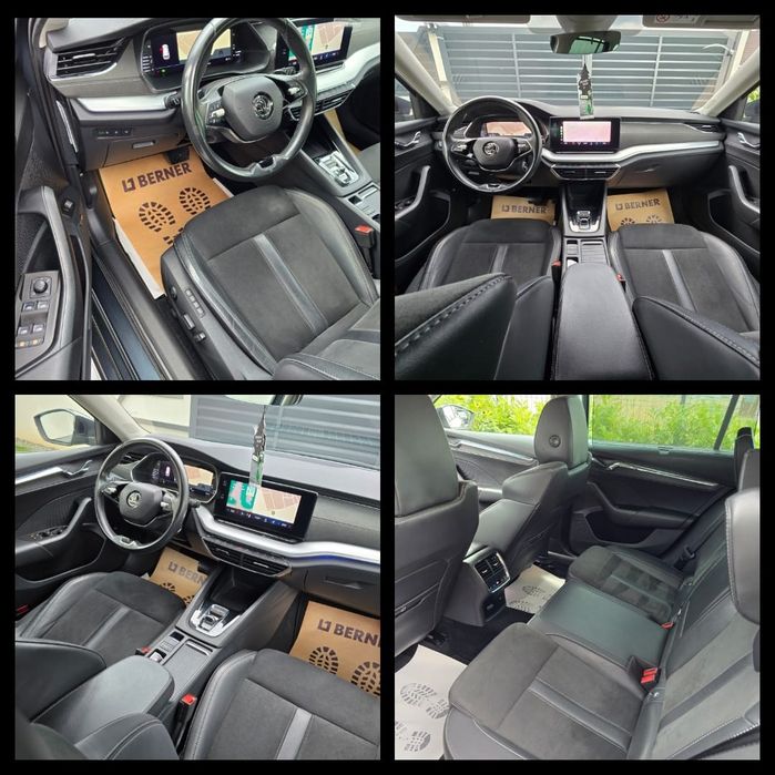Skoda Octavia IV First Edition DSG 150CP Virtual Cockpit Matrix Tabletă Alcantara Ambientale Acc Front Assist Lane Assist Keyless Go  Cameră Cârlig E6