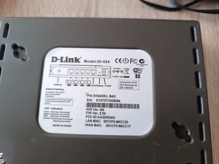 Рутер d-link използван, работещ