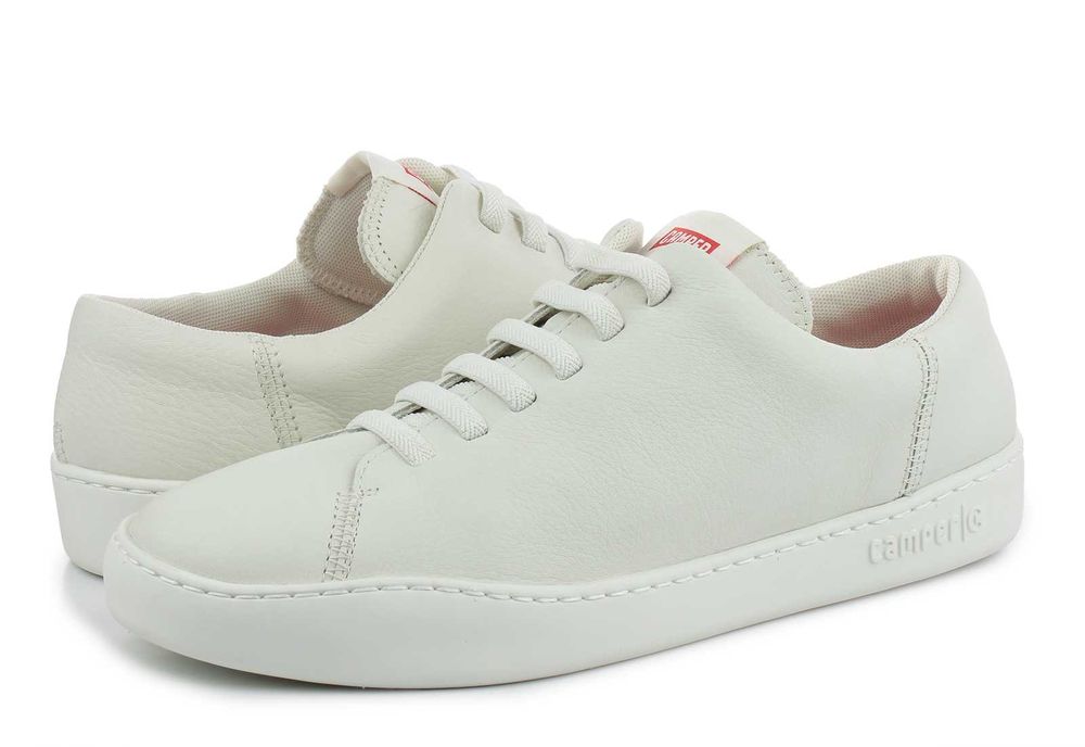 Camper, Peu Touring, Pantofi casual din piele, Alb, 41