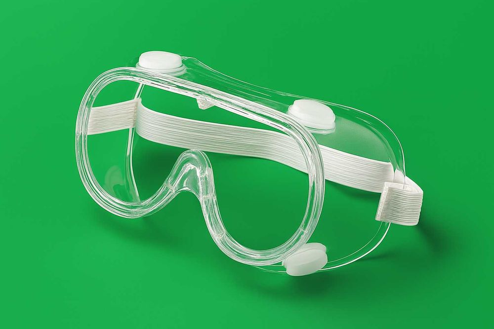 Очки защитные от пыли, для работы в пыльной среде.