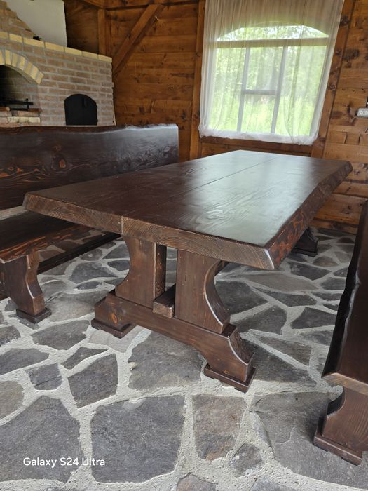 Set Terasă Premium din Lemn Masiv (Brad) – 2.5 Metri