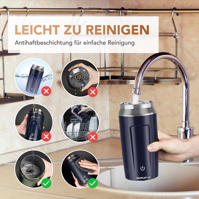 Разпенител за мляко SIMPLETaste 4 в 1, 250мл., 500W