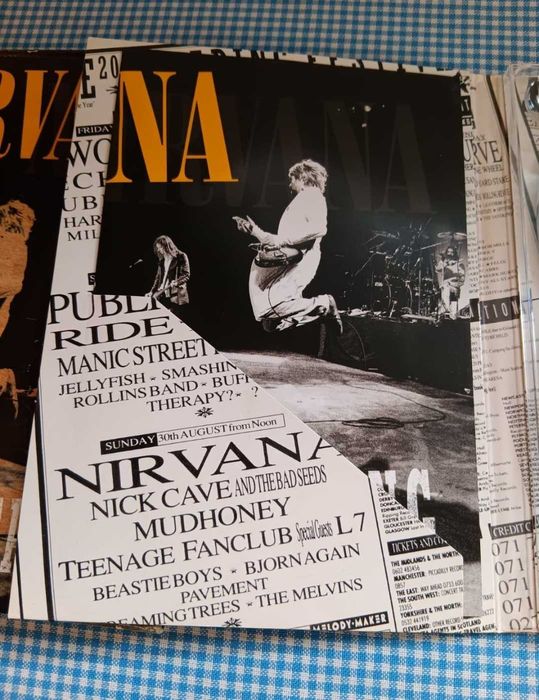 Kurt Cobain, Nirvana Live At Reading, rar, de coectie, emblematic Rock