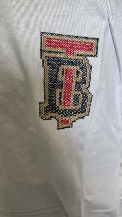 Tricou Burberry, nou, alb, S-XXL, imprimeu cusut, eticheta Farfetch, unisex
