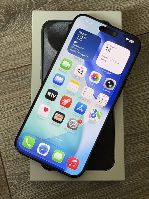 iPhone 15 Pro Max 256GB Blue Titanium - перфектен