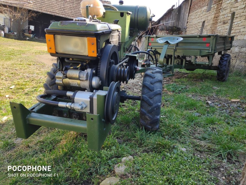 Remorca 4x4 motocultor zubr